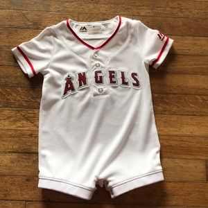 Infant  Angels White Official Jersey Romper